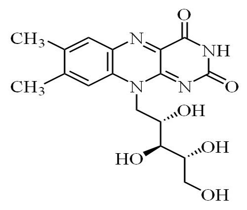 Formula de vitamina B2