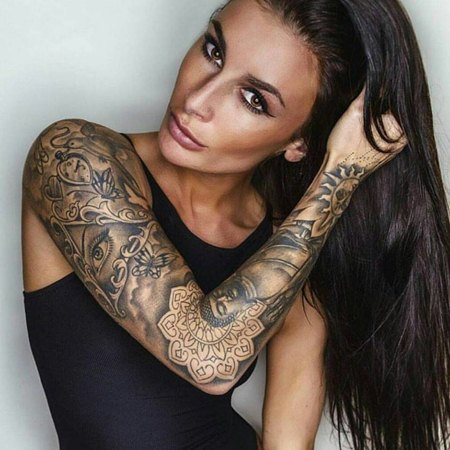 Tatuagem no braço para meninas. Fotos, esboços, desenhos de tatuagens no braço