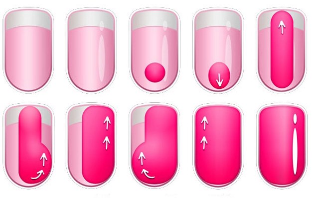 Como aplicar o esmalte em gel em casa. Instrução, vídeo com lâmpada, sem, esfregando, strass