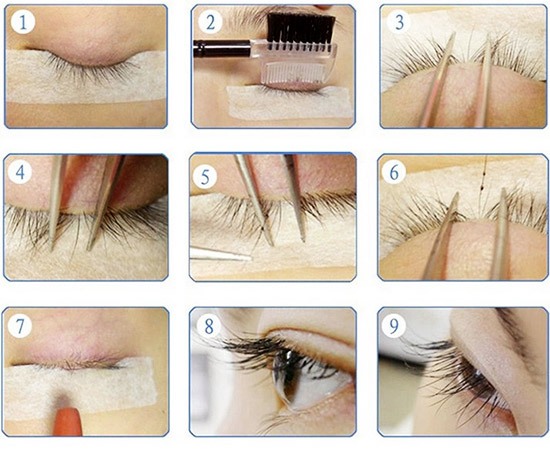 Cils allongés - comment faire, entretenir, enlever à la maison