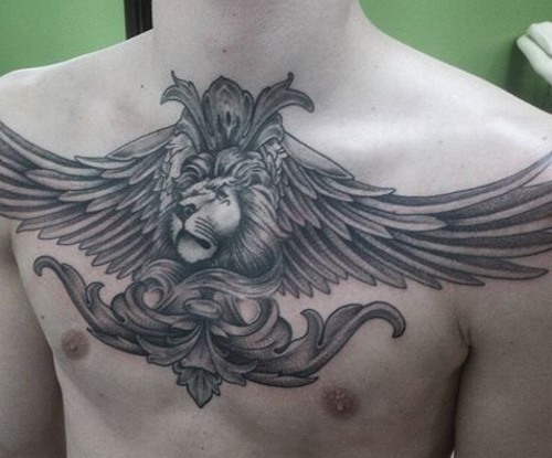 Tattoo Wings (aripă) pe spate - adică pentru fete și bărbați. O fotografie