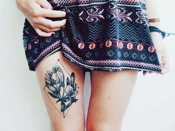 Tatuagem na perna para meninas. Fotos e o significado de tatuagens femininas, desenhos, padrões, lindos, pequenos, originais