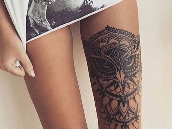 Tatuagem na perna para meninas. Fotos e o significado de tatuagens femininas, desenhos, padrões, lindos, pequenos, originais