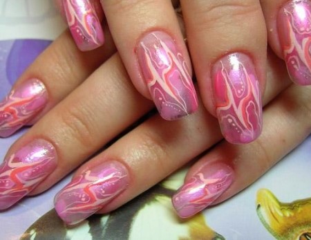 Desenhos em unhas para iniciantes. Manicure passo a passo com polidor de gel, agulha, goma laca. Esquemas, fotos, ideias