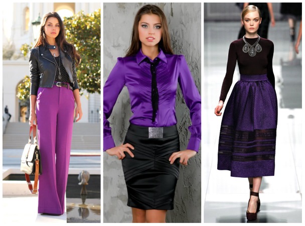 Qual a cor que combina com o roxo na roupa feminina, que significa o que vestir, quem combina com os tons e tons de roxo