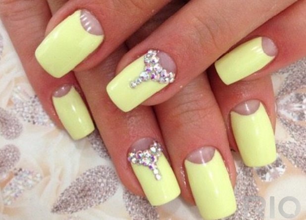 Design strass em unhas. Que lindo colocar, colar, consertar, ideias de localização