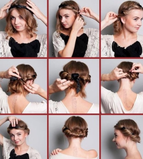 Como fazer um lindo penteado sozinho. O estilo elegante é fácil e rápido - instruções passo a passo com uma foto