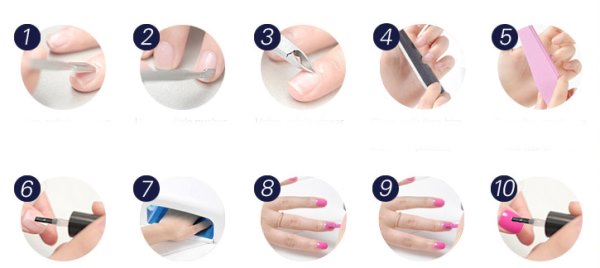 Extension des ongles avec du gel sur les formes. Instructions étape par étape avec photos, vidéo pour les débutants. Nouveau design 2024