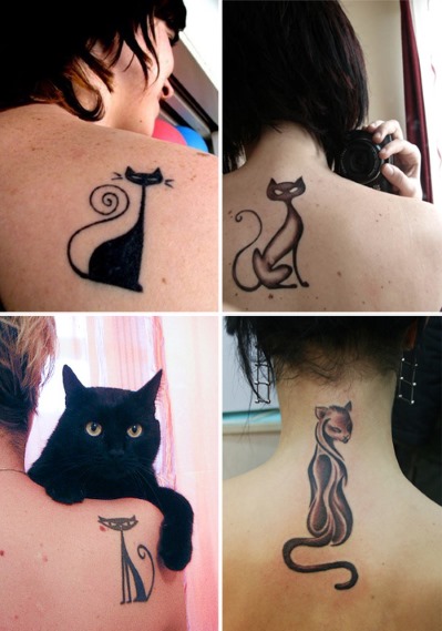 Tatuagens para meninas nas costas com desenhos e fotos: inscrições populares com significados e tradução, asas e pequenos desenhos