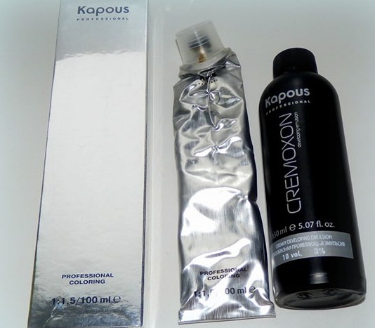 Vopsea Kapus cu acid hialuronic. Paletă, compoziție, descriere, instrucțiuni de utilizare