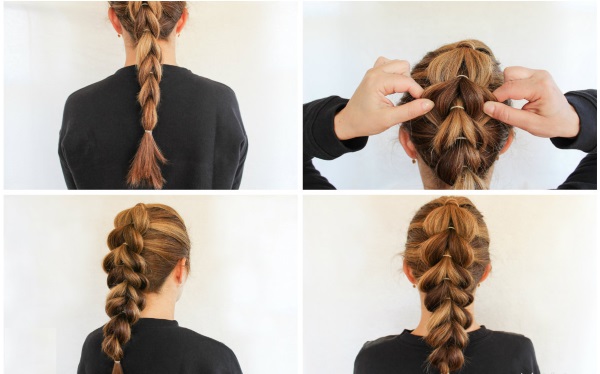 Penteados fáceis para a escola para cabelos longos, médios e curtos, para você em 5 minutos. Instruções passo a passo com fotos