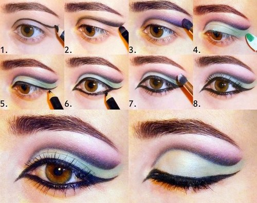 Maquillage pour brunes aux yeux marrons pour peau claire et foncée, pour agrandir les yeux, pour tous les jours, séance photo, Smoky ice, nude