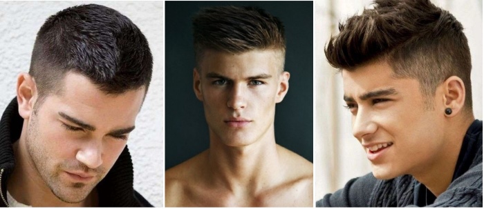 Cortes de cabelo masculinos elegantes 2024 para cabelos curtos. Notícias e nomes da moda, jovens para adolescentes. Tutoriais em vídeo sobre como cortar