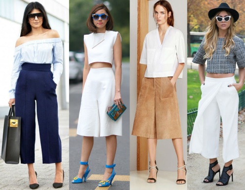 Pantaloni culottes. Foto, ce să poarte pentru femeile pline, cu ce pantofi, care sunt pantaloni denim, negri, albastru, roșu