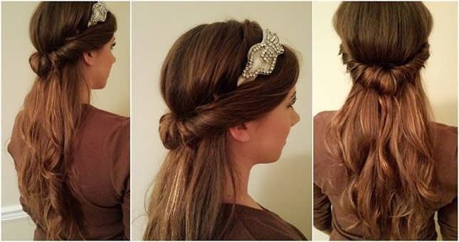 Penteado rápido para cabelos longos para todos os dias, para a escola para meninas, para médios e curtos com franja