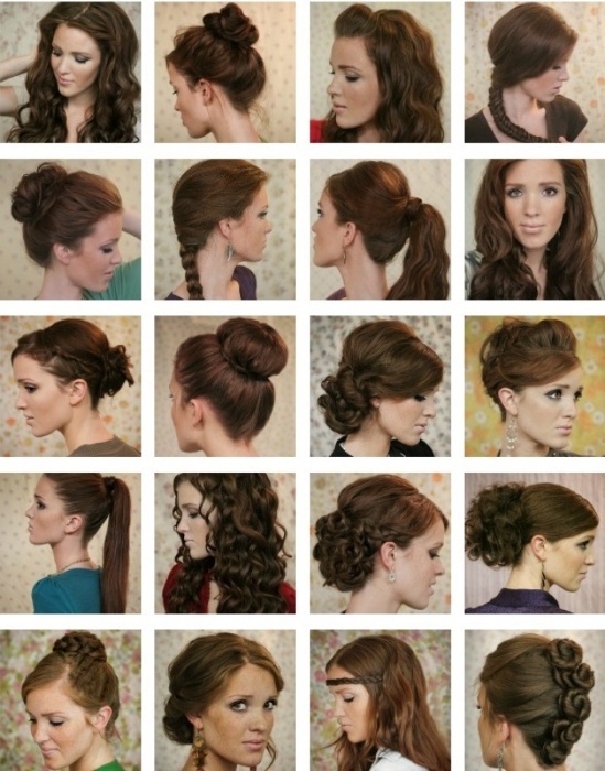 Penteado rápido para cabelos longos para todos os dias, para a escola para meninas, para médios e curtos com franja