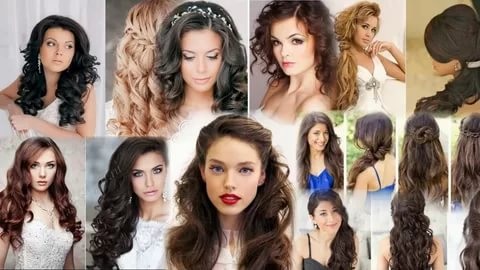 Penteado rápido para cabelos longos para todos os dias, para a escola para meninas, para médios e curtos com franja