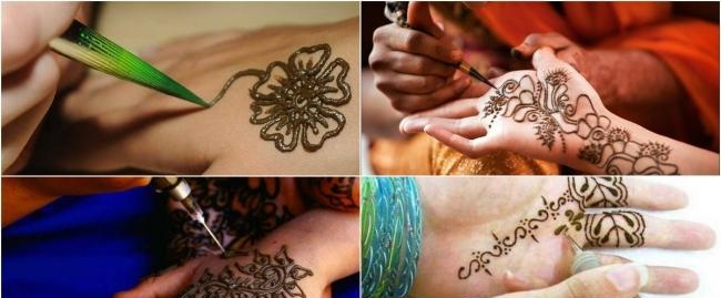 Tatuaje temporare. Cum se face acasă: stilou gel, henna, vopsea, autocolante, colorate și alb-negru, creion de ochi, marker, folosind un șablon