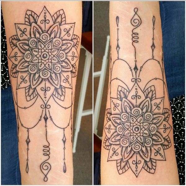 Tatouage mandala: qu'est-ce que c'est, caractéristiques, signification, comment il affecte la vie, où le faire