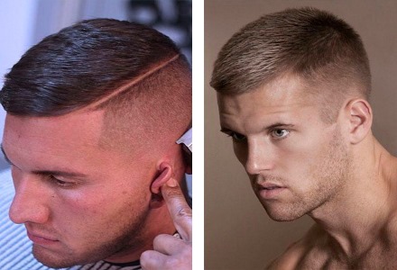 Cortes de cabelo masculinos elegantes para cabelos curtos. Títulos, fotos, vídeo aulas de corte de cabelo para cabeleireiros iniciantes