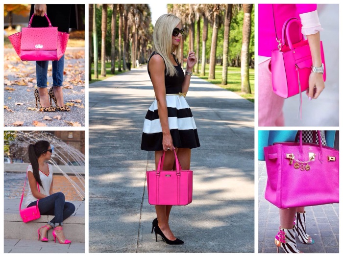 Fuchsia dans les vêtements. Photo, combinaison avec d'autres couleurs. Que porter avec des chaussures, une robe, une jupe fuchsia