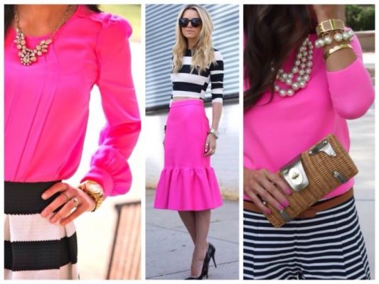 Quelle Couleur Va Avec Le Rose Fushia Vêtement Couleur fuchsia: quelle est la couleur des vêtements. Photo