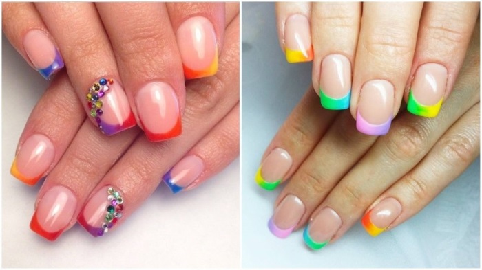 Manicure francesa com strass. Foto, tendências de design da moda. Como fazer goma-laca e polimento em gel