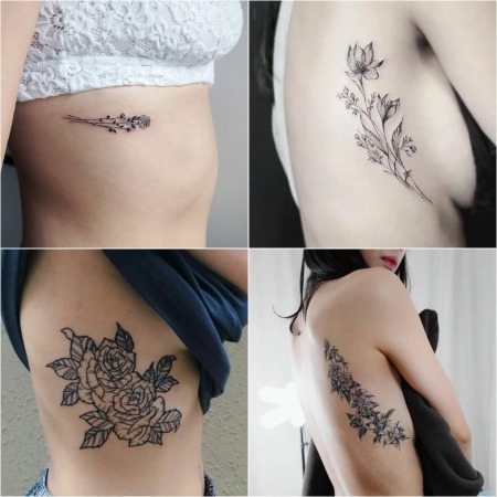 Tatuaje frumoase pentru fete. Fotografie cu inscripții, tatuaje feminine ușoare, împerecheate, mici pe braț, încheietură, coapsă, umăr, picior, abdomen