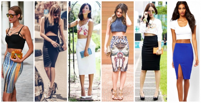 Crop tops: photo, styles, dentelle, mariée, pecherny, taille haute. Que porter avec une veste, comment crocheter