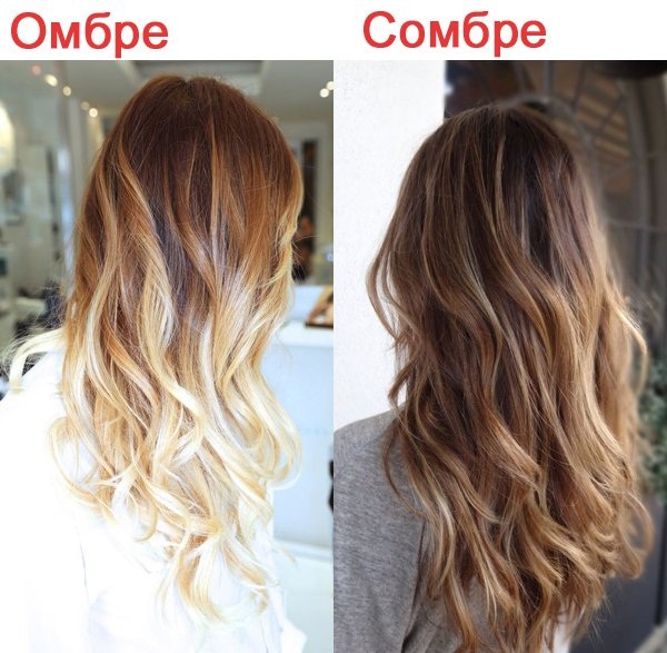 Ombre para cabelos pretos. A foto está acinzentada, vermelha, roxa, cinza, bicolor. Como fazer a coloração em casa