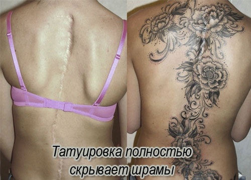 Tatuaje pe spate - pentru femei, bărbați, frumoase pe spatele inferior al fetelor, scapula, coloana vertebrală, pe întregul spate