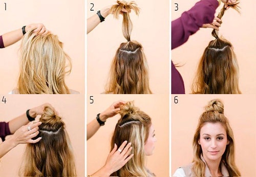 Como fazer um penteado rápido para cabelos longos. Opções de estilo bonitas, simples e fáceis para todos os dias