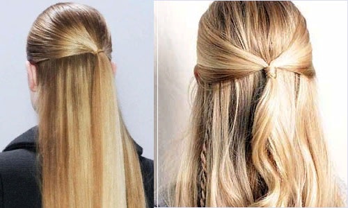 Como fazer um penteado rápido para cabelos longos. Opções de estilo bonitas, simples e fáceis para todos os dias