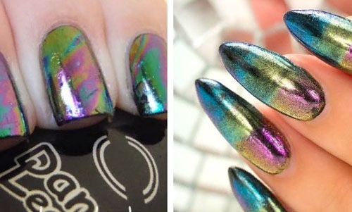 Belle conception des ongles. Photo de nouveaux articles avec des strass, une veste avec de l'or, manucure de mariage. Tendances de la mode