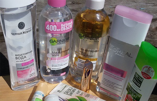 Apă micelară.Ce este, ceea ce este mai bun: Garnier, Nivea, Bioderma, Loreal, Linia pură, Perla neagră, Libriderm, Yves Rocher