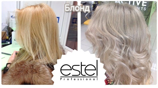 Paleta de vopsea Estel Professional. Catalog, aspect, numere de umbră cu titlu. Estelle profesionist pentru brunete, brunete, blonde