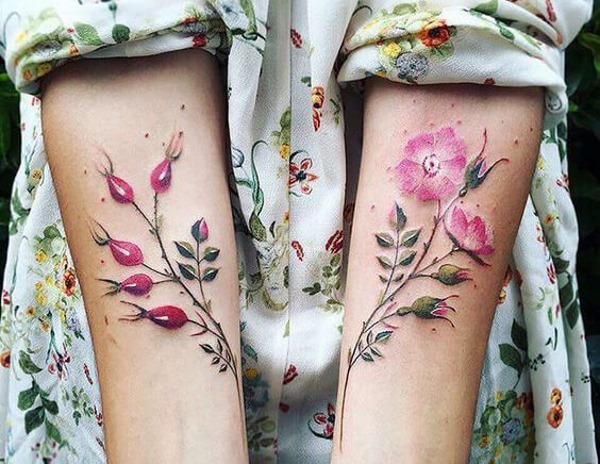 Desenhos de tatuagens para meninas. Pequeno, geométrico, lindo. Lobo, raposa, flores, corujas, hieróglifos