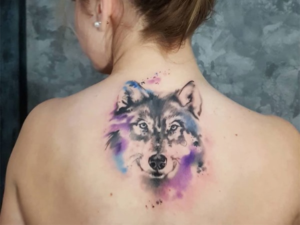 Desenhos de tatuagens para meninas. Pequeno, geométrico, lindo. Lobo, raposa, flores, corujas, hieróglifos