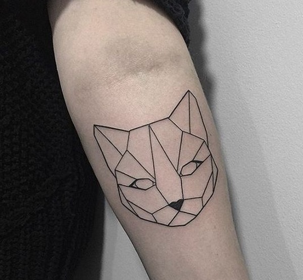 Desenhos de tatuagens para meninas. Pequeno, geométrico, lindo. Lobo, raposa, flores, corujas, hieróglifos