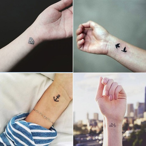 Beaux petits tatouages ​​pour les filles. Croquis et significations, photos