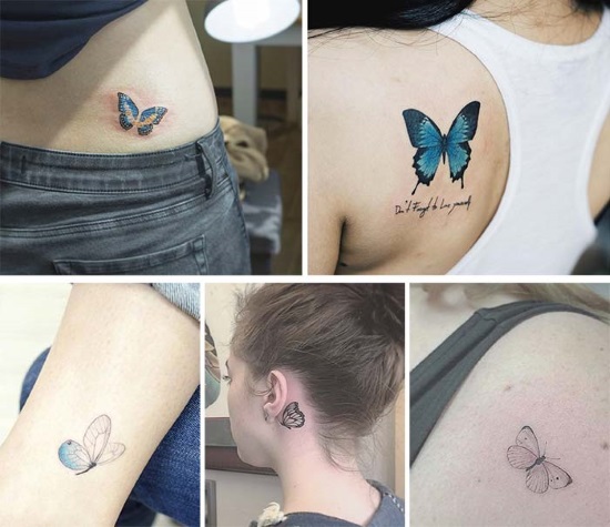 Lindas tatuagens para meninas. Esboços e significados, fotos