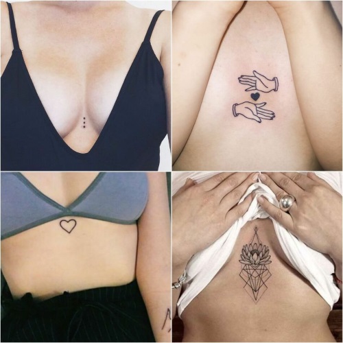 Lindas tatuagens para meninas. Esboços e significados, fotos