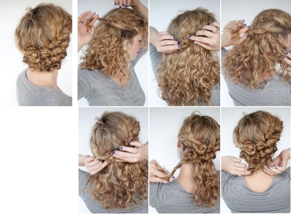 Coiffures pour cheveux moyens. Les photos de femmes sont belles pour tous les jours. Instructions