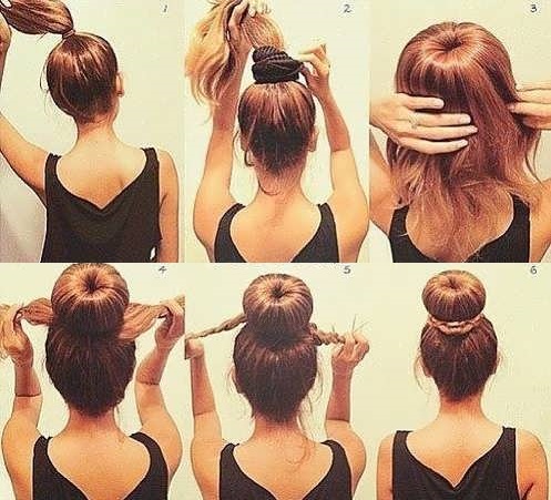 Coiffures pour cheveux moyens. Les photos de femmes sont belles pour tous les jours. Instructions