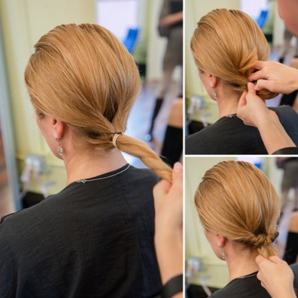 Penteados para cabelo médio para a escola em 5 minutos leves, rápidos, lindos, com franja para todos os dias, 1º de setembro, formatura