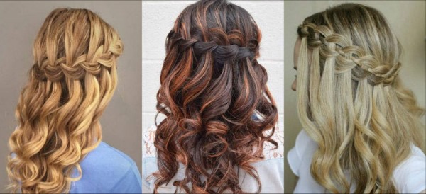 Penteados para cabelo médio para a escola em 5 minutos leves, rápidos, lindos, com franja para todos os dias, 1º de setembro, formatura