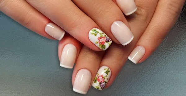 Desenhos simples de manicure para unhas curtas com esmalte gel para iniciantes. Como desenhar lindamente