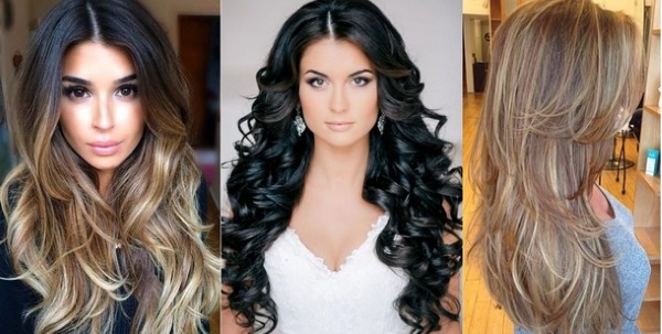 Cortes de cabelo para cabelos longos e finos com e sem franja para mulheres, fashion e com estilo