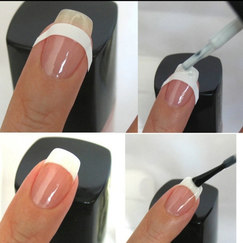 Manicure cinza em unhas curtas. Foto, desenho com foto, novos itens 2024