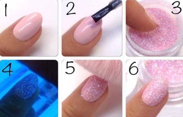 Manicure leve para unhas curtas com esmalte de gel. Fotos, designs, ideias de moda 2024